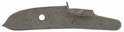 Plate with integral pan, 5.25 x .99", marked